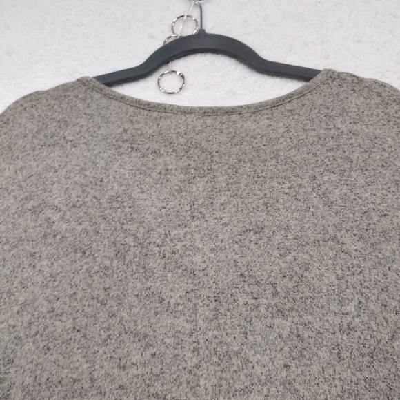 NWT Haptics Mixed Media Leopard Print Sweatshirt Oatmeal Size XL - Picture 7 of 10